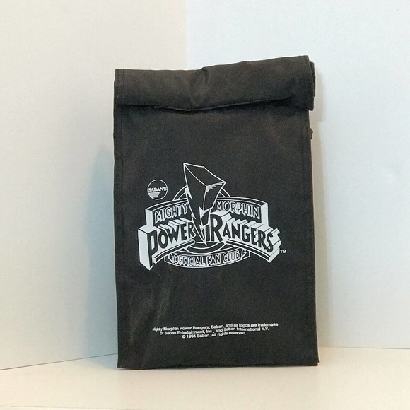 MIGHTY MORPHIN POWER RANGERS official fan club POWER LUNCH Bag 1994 - Picture 2 of 5